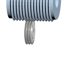 rotary diamond dresser for gear